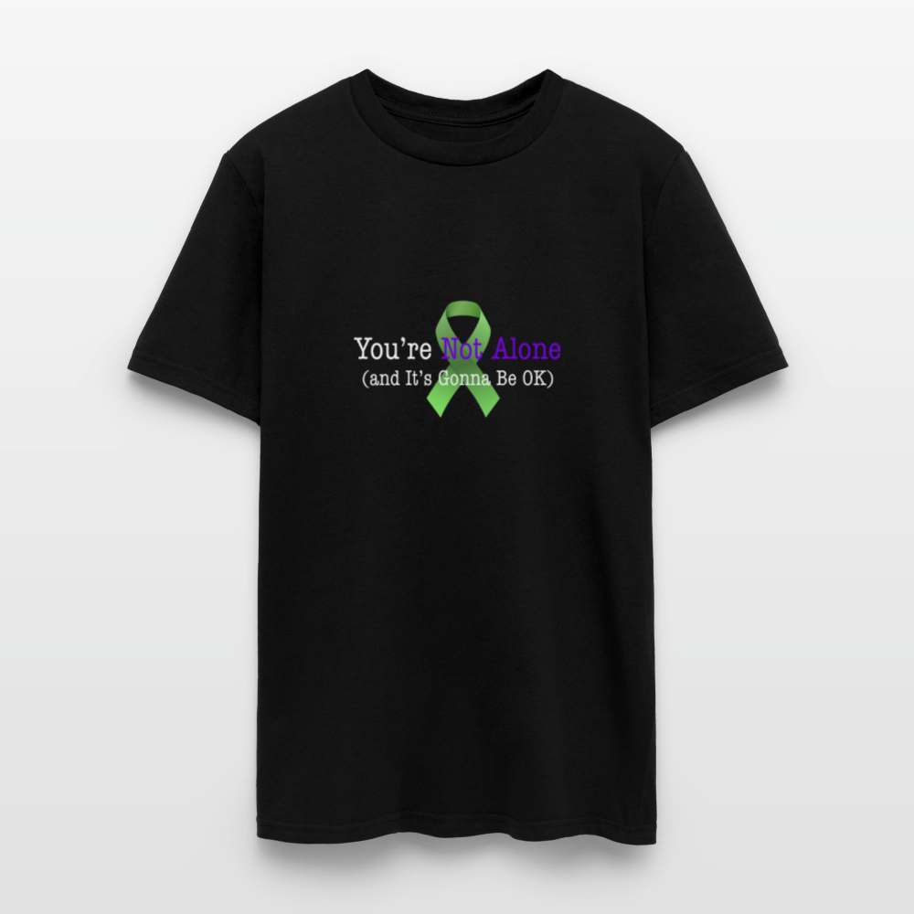 “Not Alone” Mental Health Unisex Classic T-Shirt - black