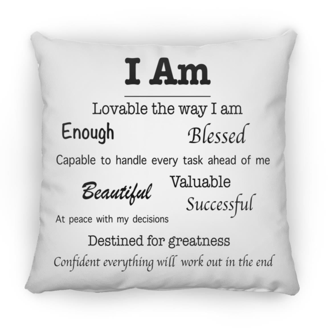 Affirmations Pillow - Large (13 color options)