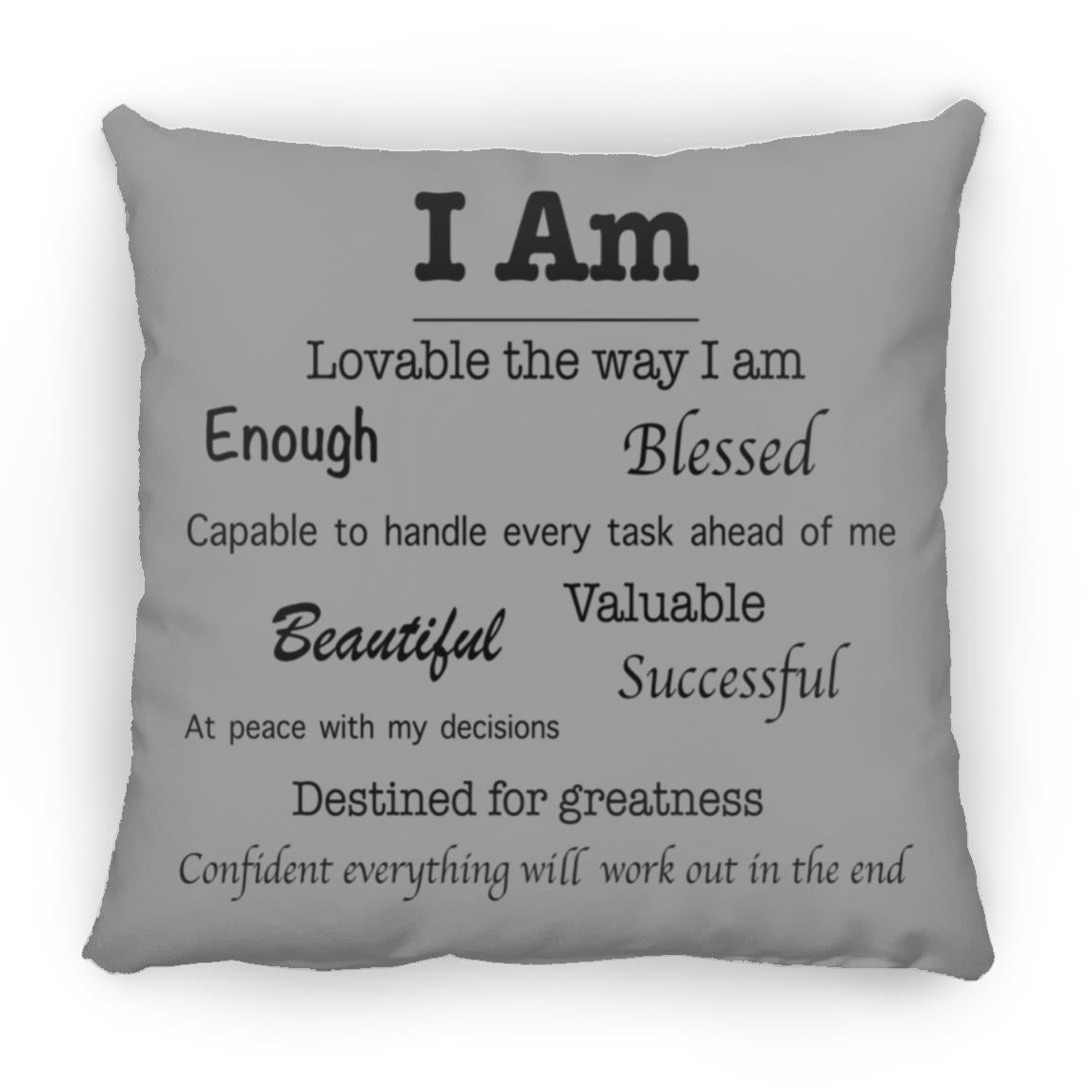 Affirmations Pillow - Large (13 color options)