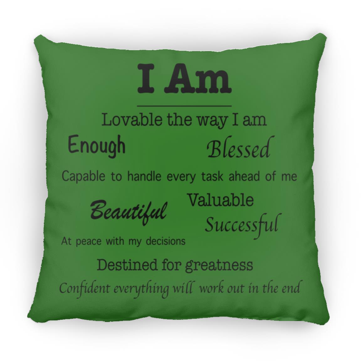 Affirmations Pillow - Large (13 color options)