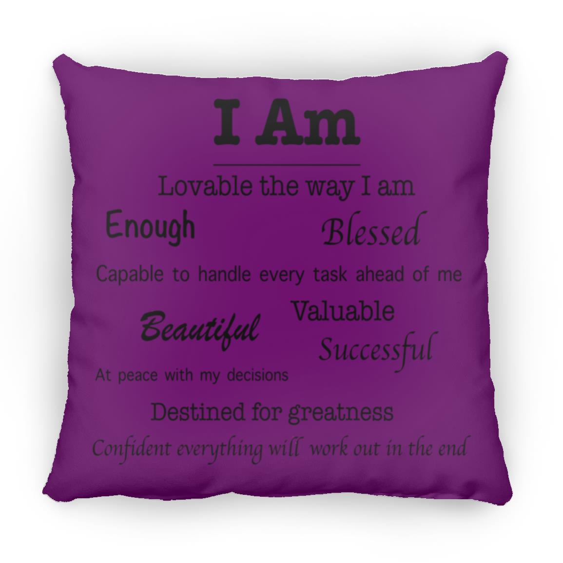 Affirmations Pillow - Large (13 color options)