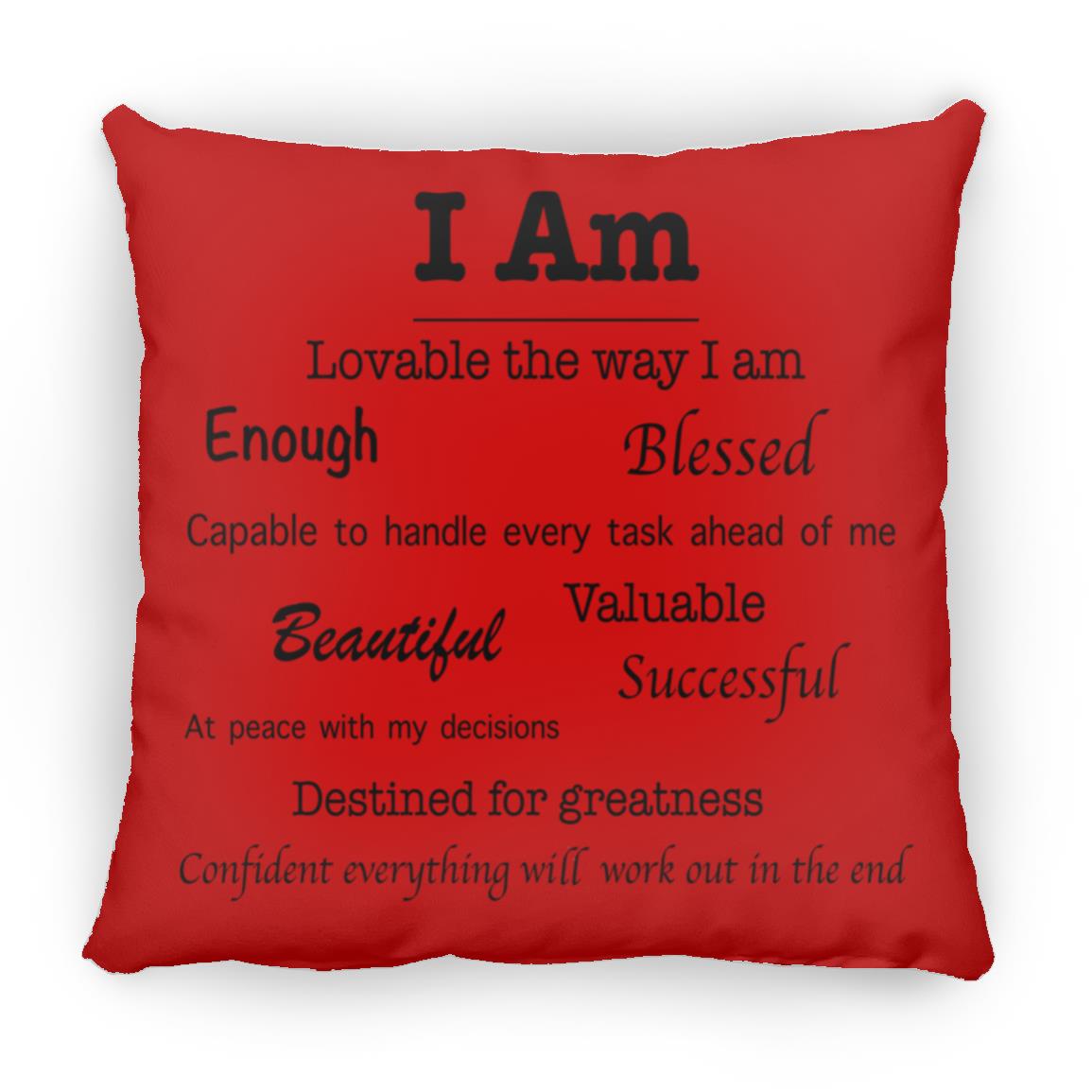 Affirmations Pillow - Large (13 color options)