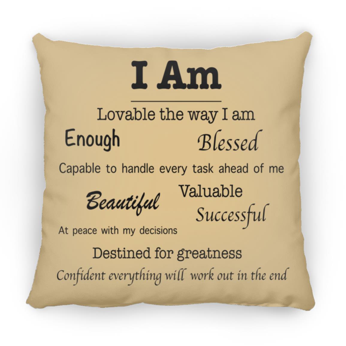 Affirmations Pillow - Large (13 color options)