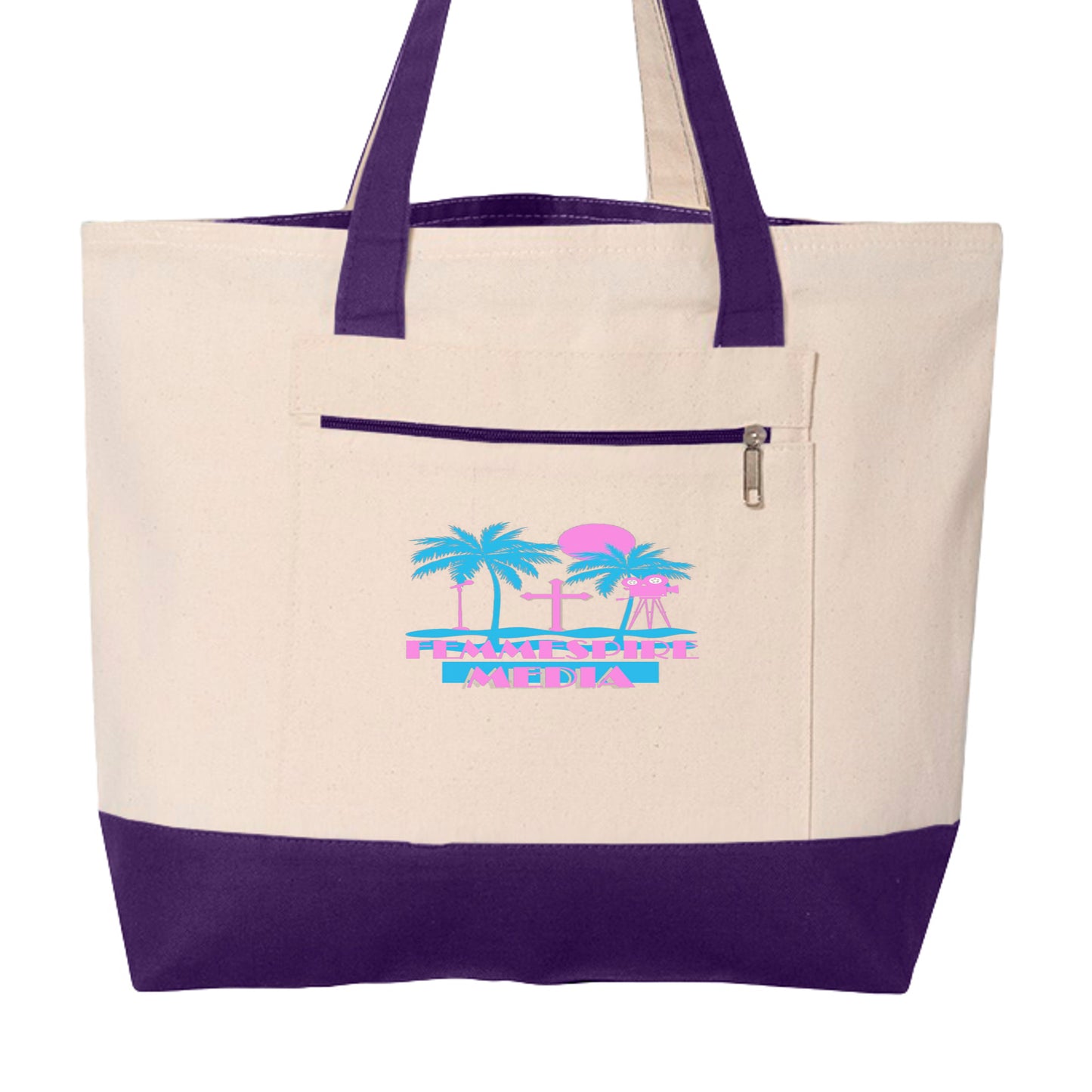Natural/ Purple - Q1300 - FRONT