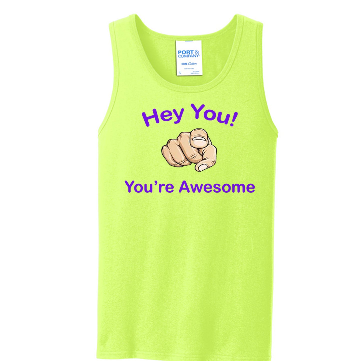 Neon Yellow - PC54TT - FRONT