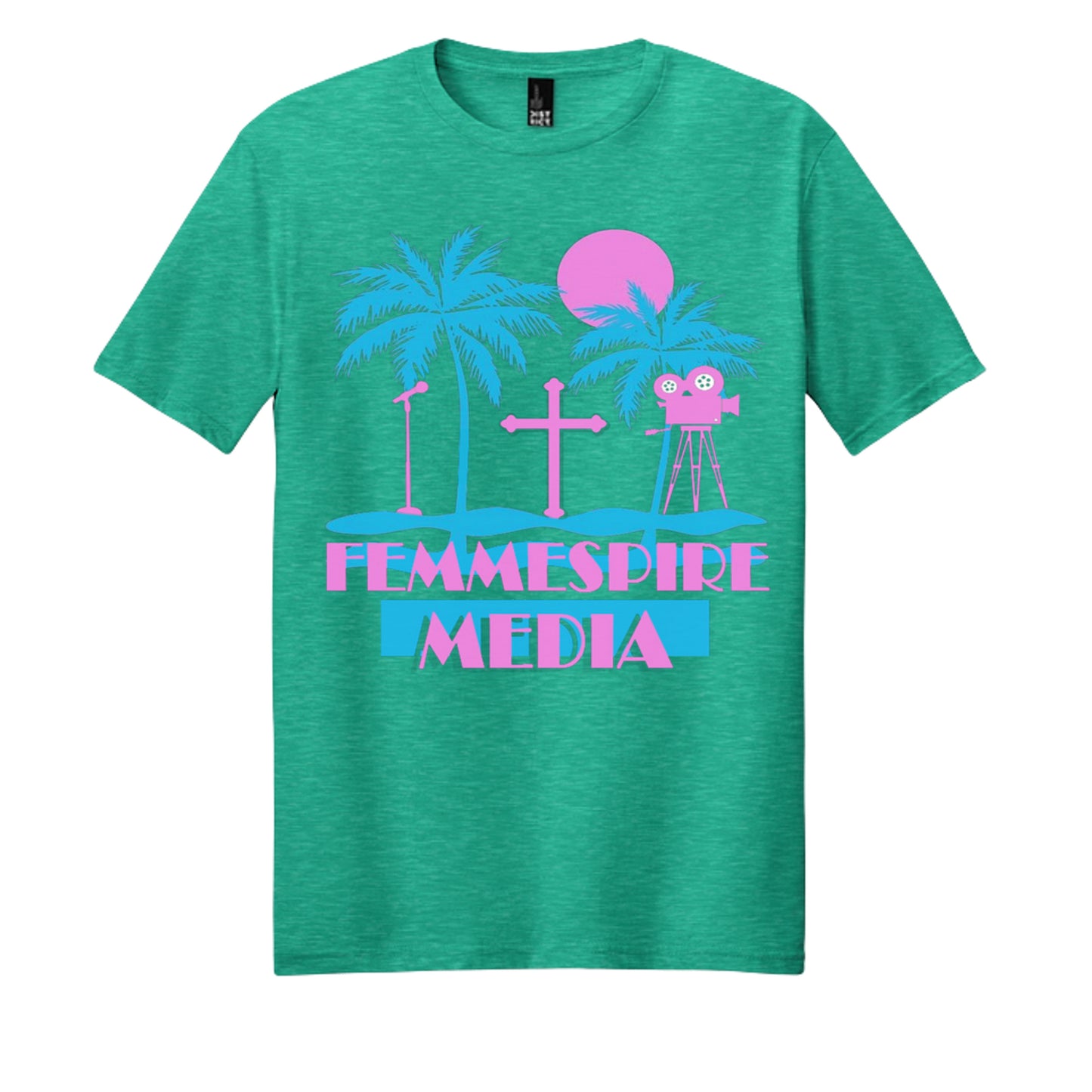Aqua Heather - DM108 - FRONT