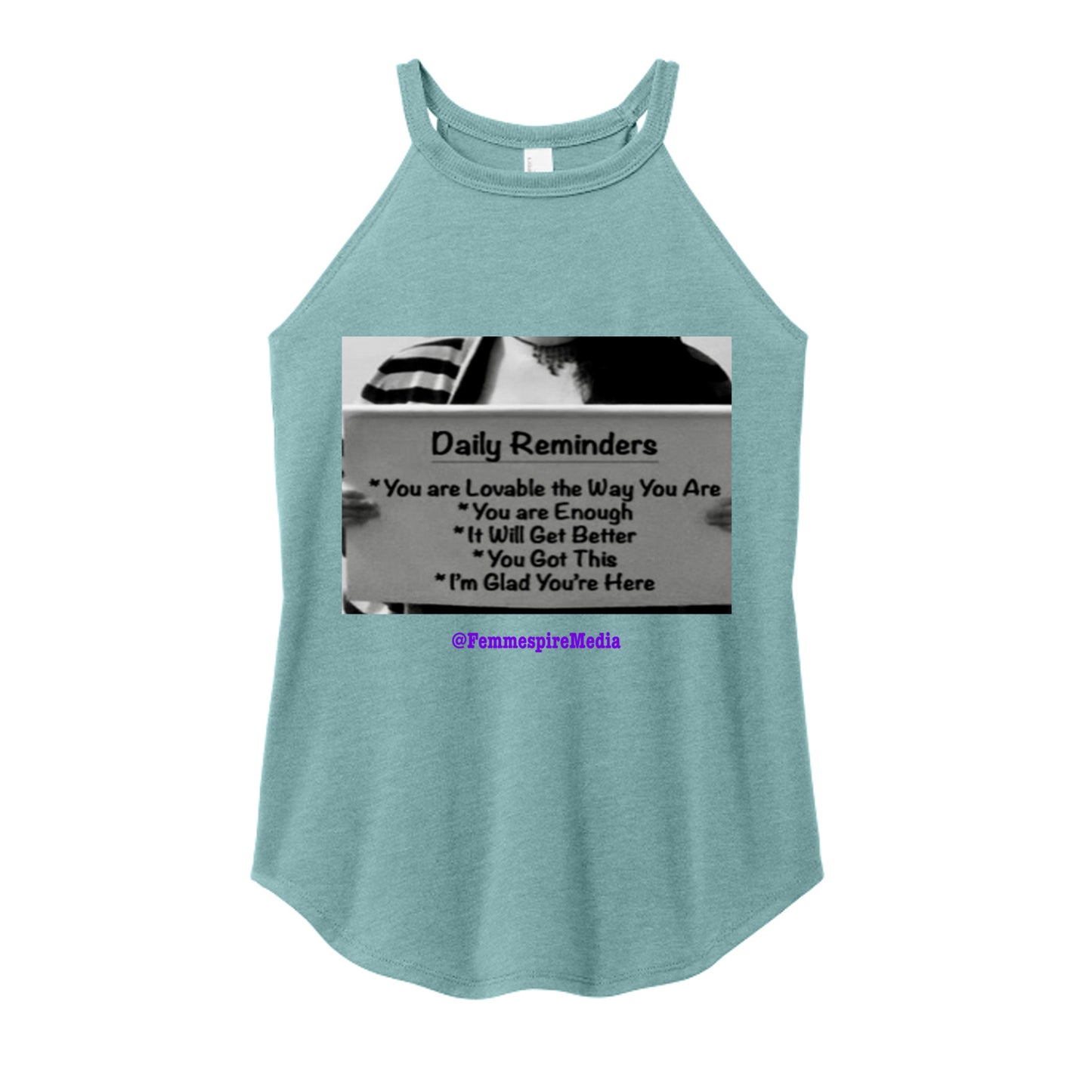 Heathered Eucalyptus Blue - DT137L - FRONT